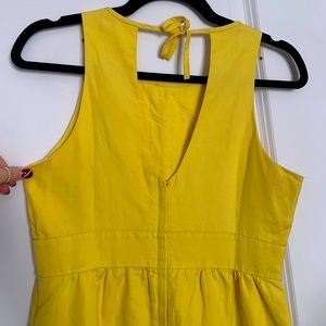 A-line J. Crew Dress in Yellow
